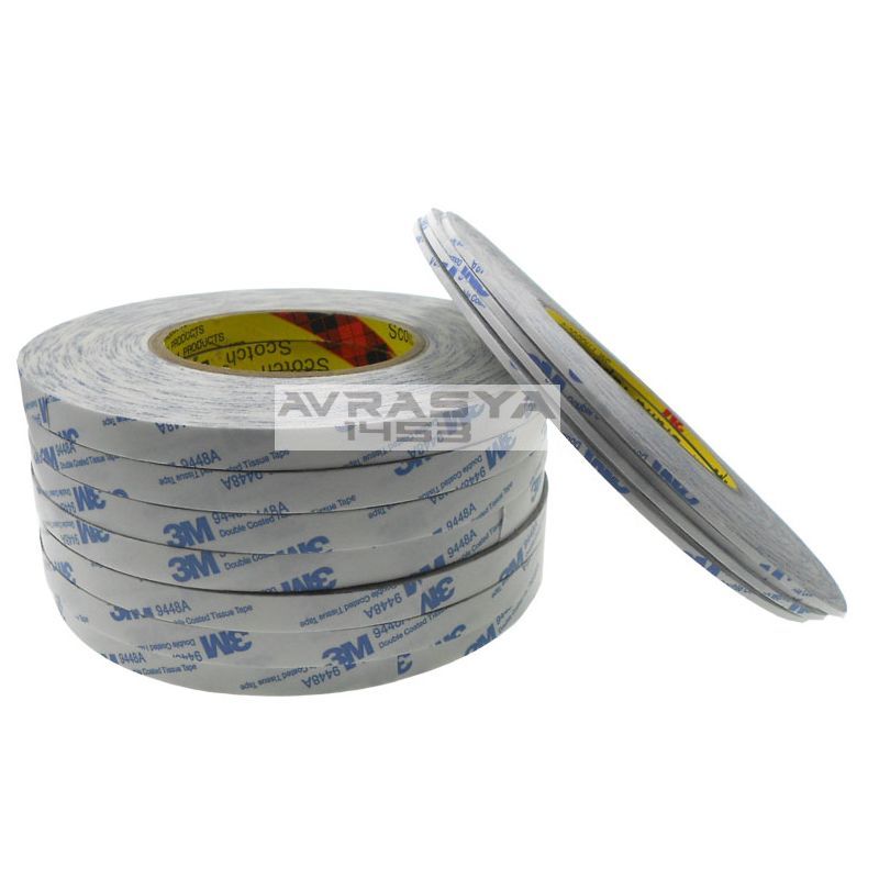 3M Beyaz ift Tarafl Bant 5Mm