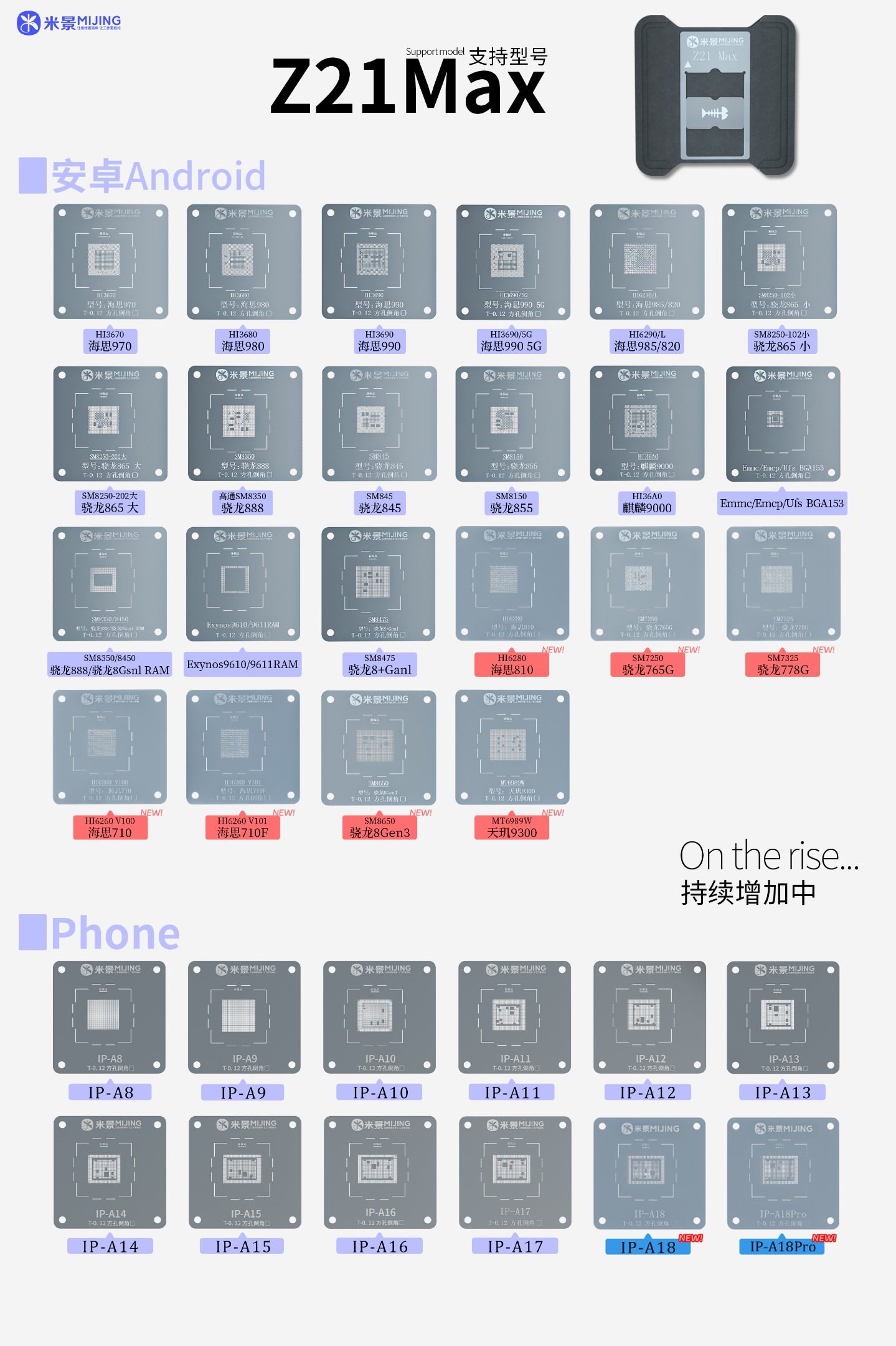 Mijing Z21 Max Cpu Kalp Iph+Android Set