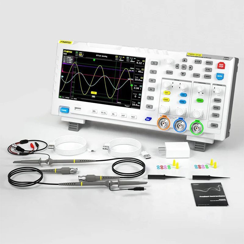 Fnirsi 1014D S Dijital Osiloskop 100MHz 2CH, Sinyal Jenerat�r� 10MHz