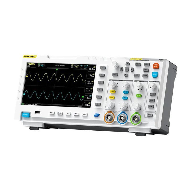 Fnirsi 1014D S Dijital Osiloskop 100MHz 2CH, Sinyal Jenerat�r� 10MHz