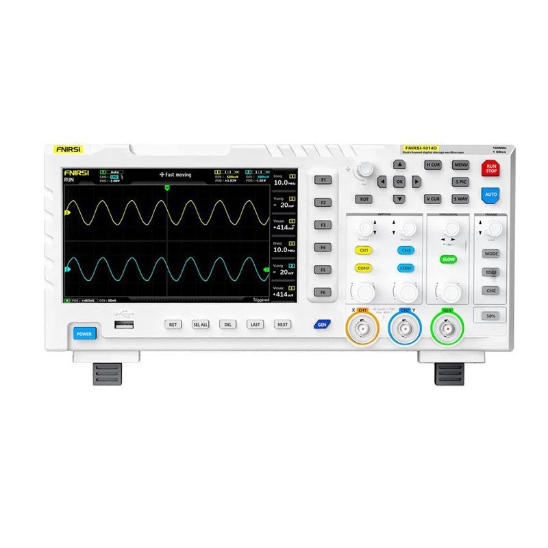 Fnirsi 1014D S Dijital Osiloskop 100MHz 2CH, Sinyal Jenerat�r� 10MHz