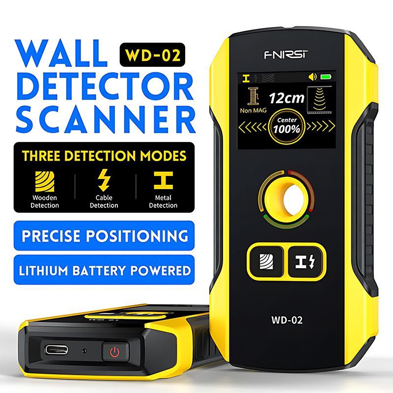 Fnirsi WD-02 Ah�ap malzemeler, elektrik, metal ve manyetik malzemeler i�in Duvar Dedekt�r�