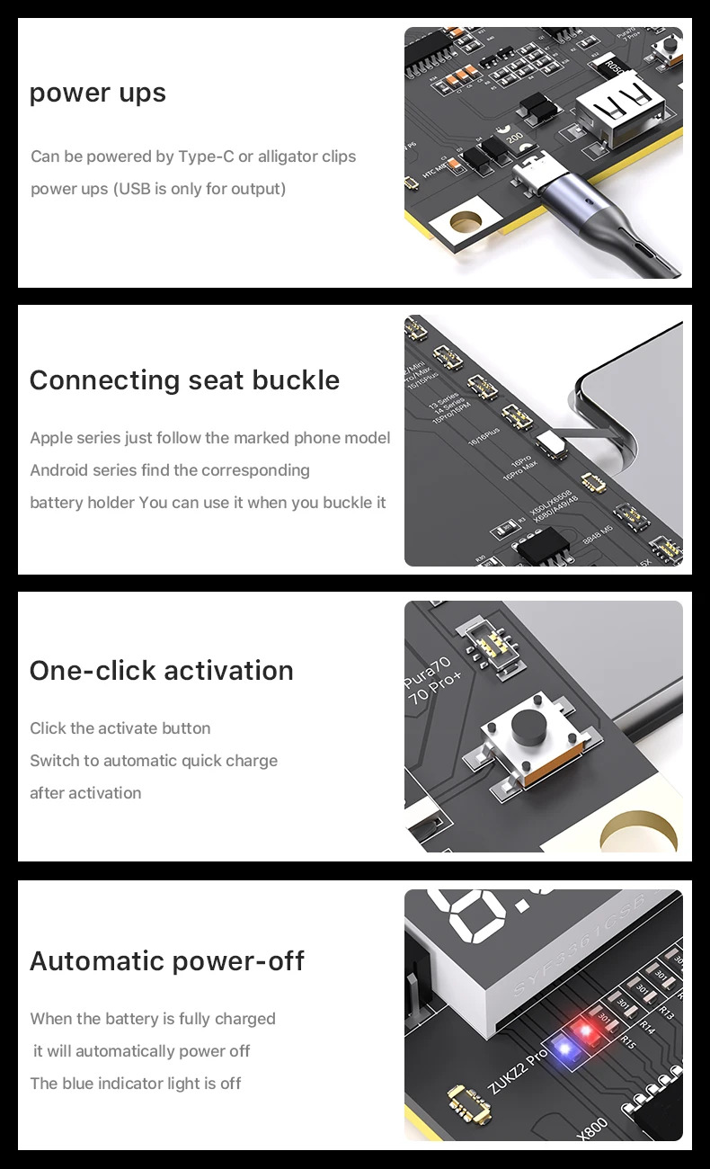 Mechanic Max 28 Android Iph 5 den Iph 16 Pro Max Batarya oklama