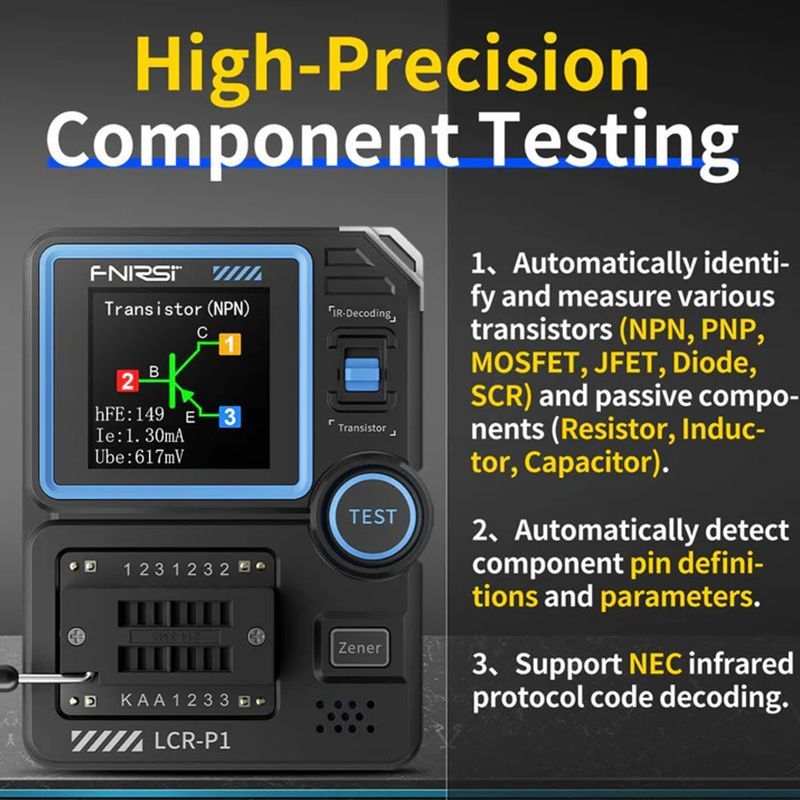 Fnirsi LCR-P1 Transist�r Test Cihaz�
