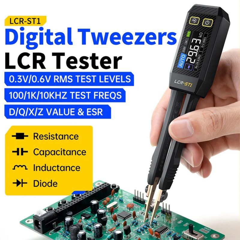 Fnirsi LCR-ST1 Mini Ak�ll� Dijital C�mb�z LCR SMD ESR Test Cihaz�