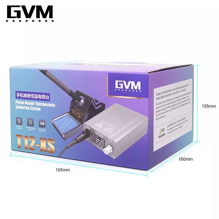 Gvm T12-Xs Lehim istasyonu