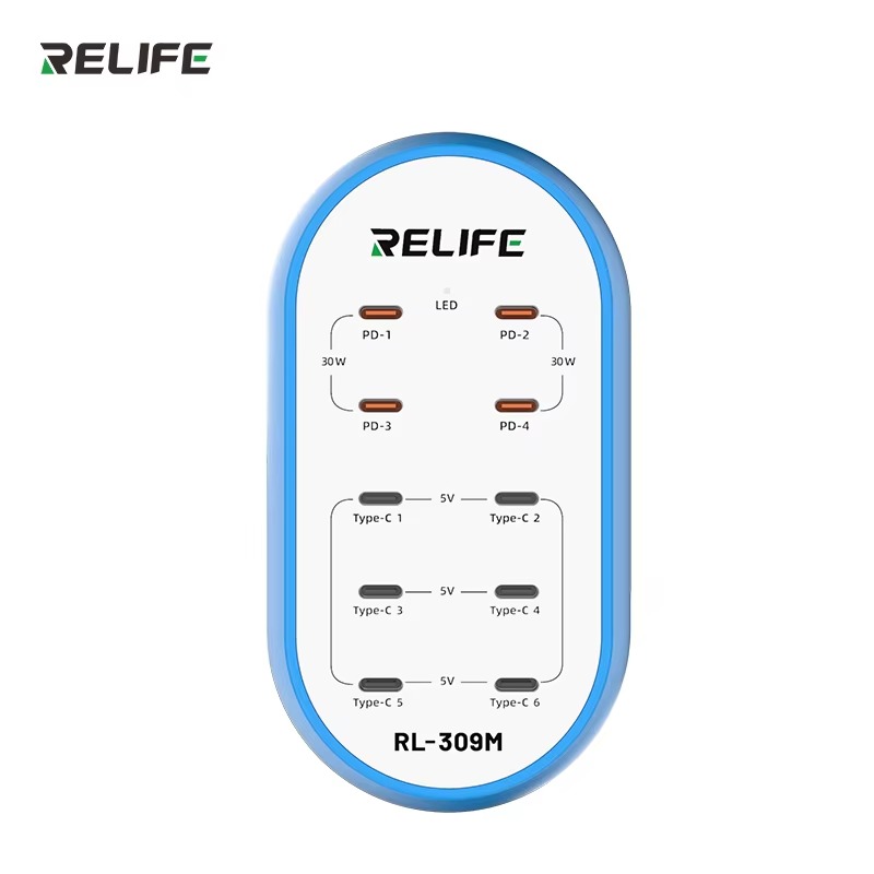 Relife Rl-309M 10 Port Usb Tester