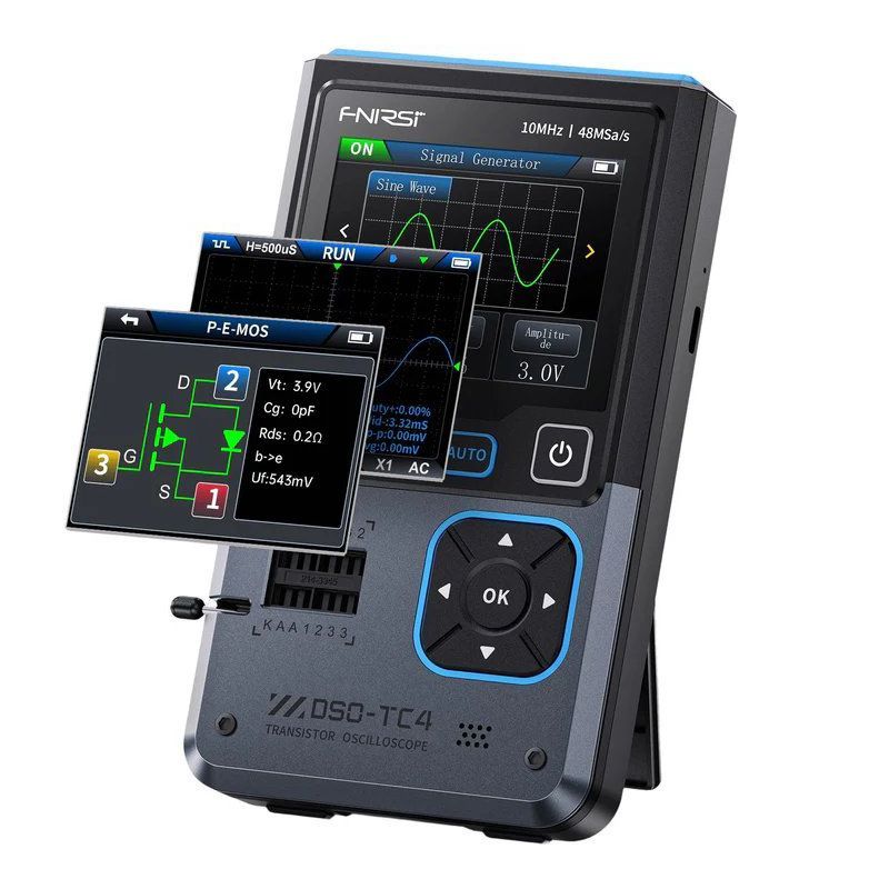 Fnirsi DSO-TC4 Transist�r Test Osiloskop 10MHz 48MS/s