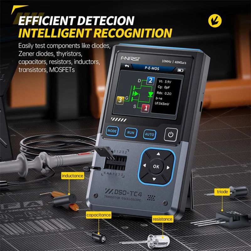Fnirsi DSO-TC4 Transist�r Test Osiloskop 10MHz 48MS/s