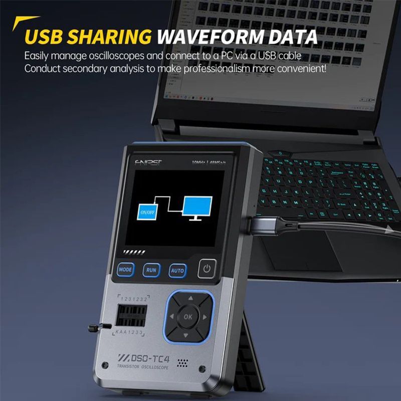Fnirsi DSO-TC4 Transist�r Test Osiloskop 10MHz 48MS/s