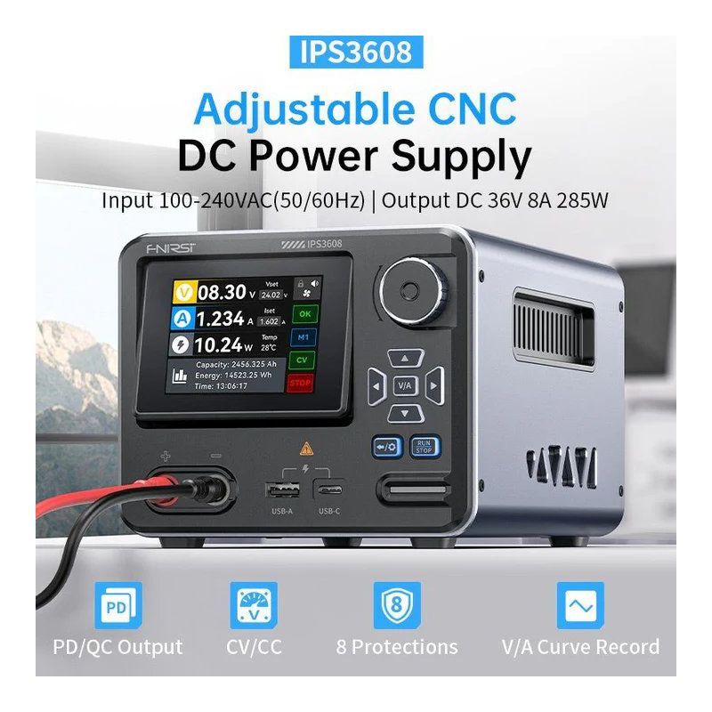 Fnirsi IPS3608 AC-DC Ak�ll� Dijital Kontrol G�� Kayna��