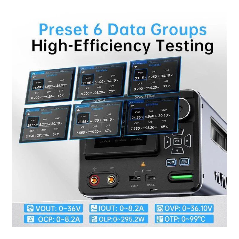 Fnirsi IPS3608 AC-DC Ak�ll� Dijital Kontrol G�� Kayna��