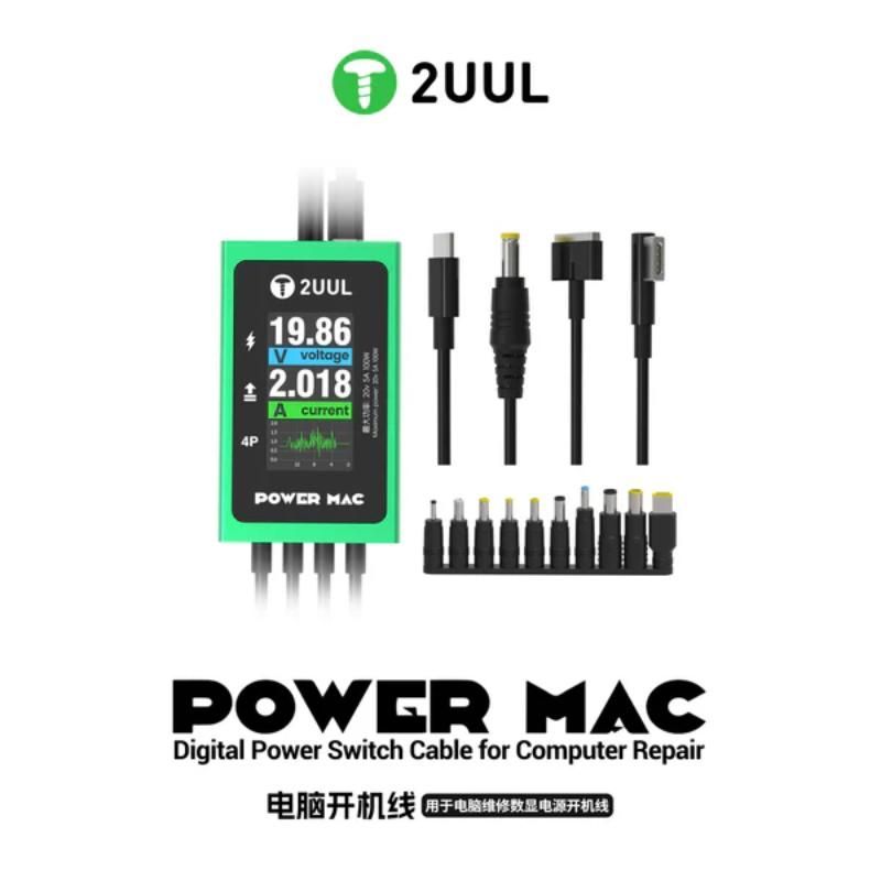 2UUL Pw08 Bilgisayar Tablet Tamiri i�in Power Mac Dijital G�� Anahtar� Kablosu