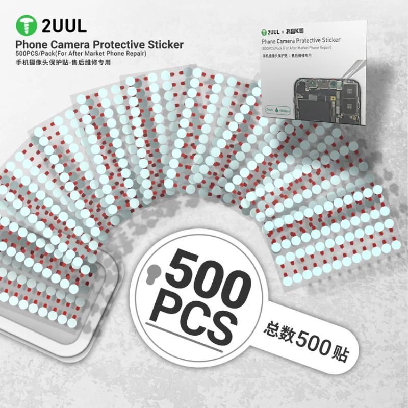 2UUL Da31 �n Kamera Koruma Etiketi Set/Ye�il