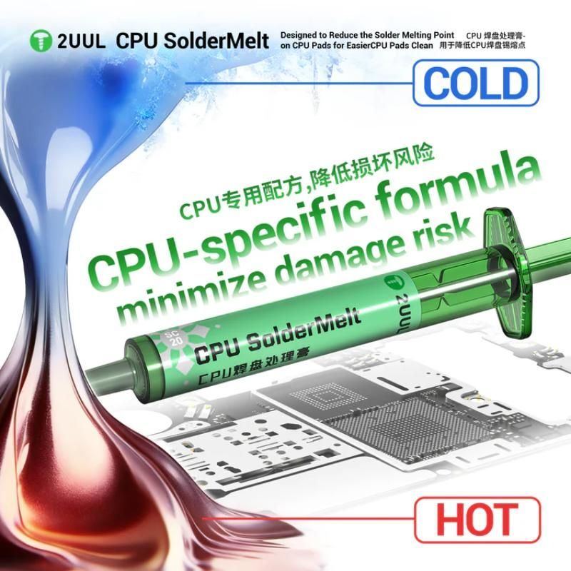 2UUL SC20 CPU SolderMelt Cpu Bacak Temizleme