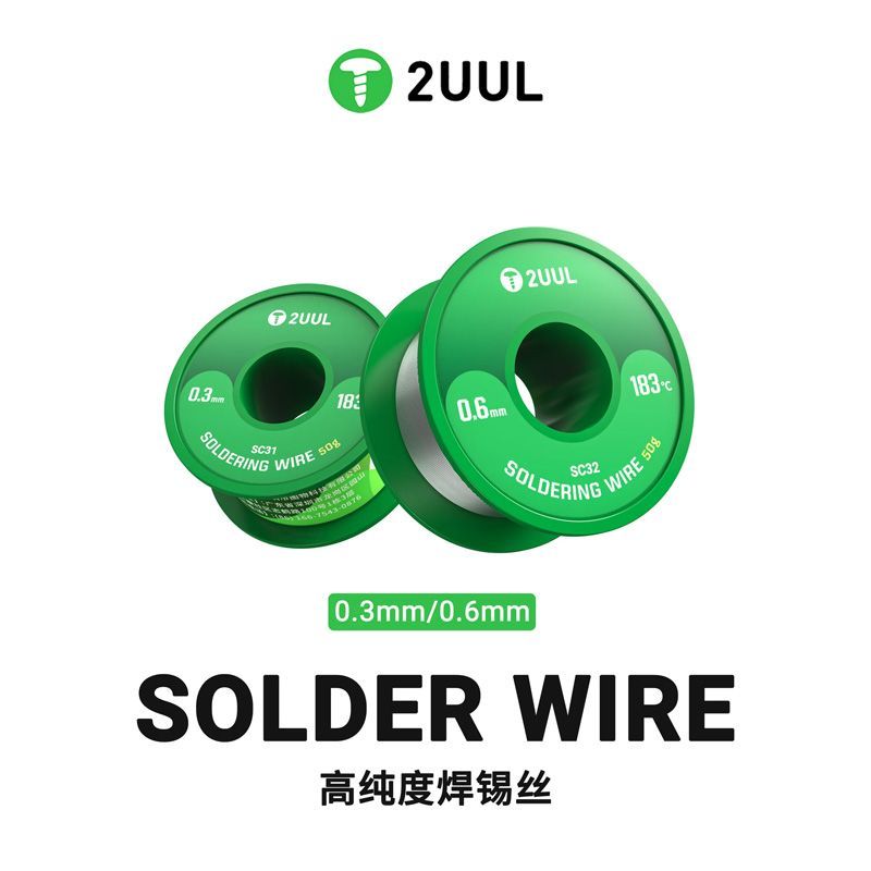2UUL SC31 183 Derece 0.3mm 50g Lehim Teli