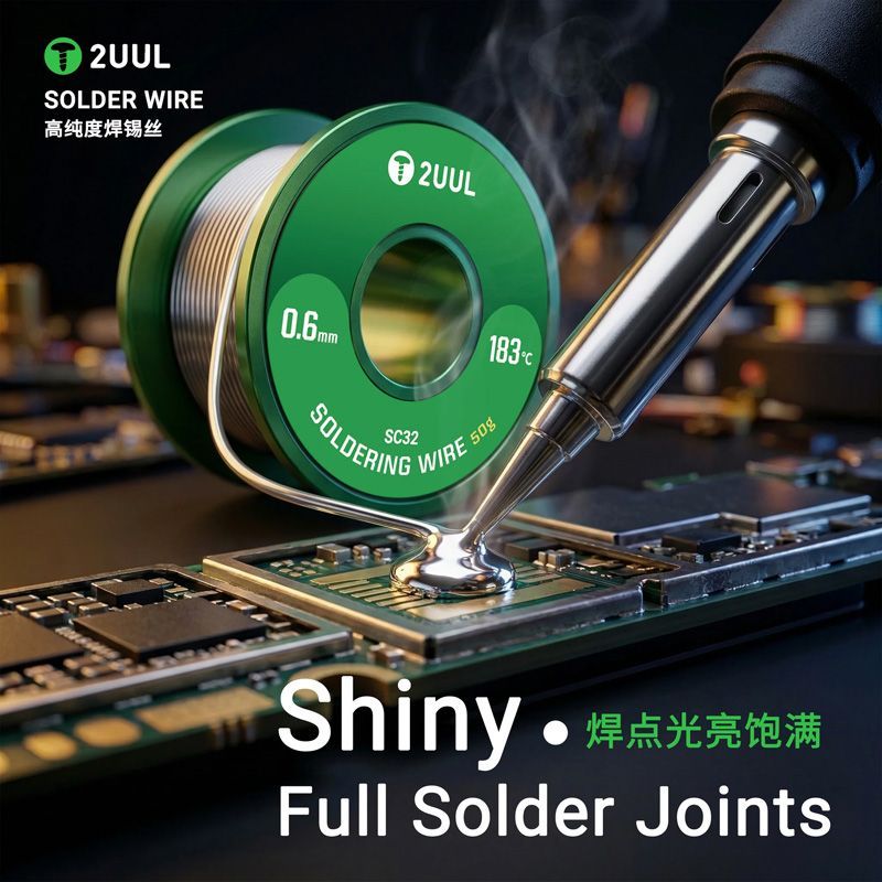 2UUL SC31 183 Derece 0.6mm 50g Lehim Teli