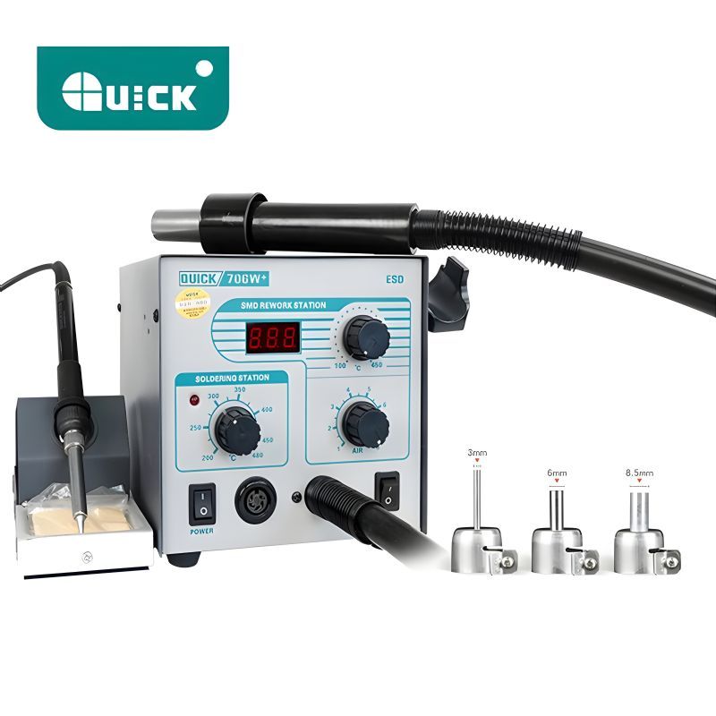 Quick 706W+ S�cak Hava & Lehim �stasyonu